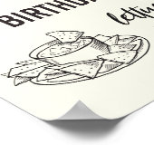 ウェルカムサインタコバースデーパーティー ポスター (角)