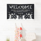 ウェルカムサインファミリー年間ハローウィンパーティバナー 横断幕 (インサイチュ)