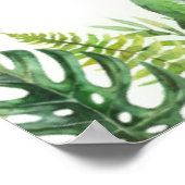 ウェルカムサインベビーシャワーサファリ動物ポスター ポスター (角)