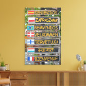 ウェルカムサイン キャンバスプリント (インサイチュ (リビング))