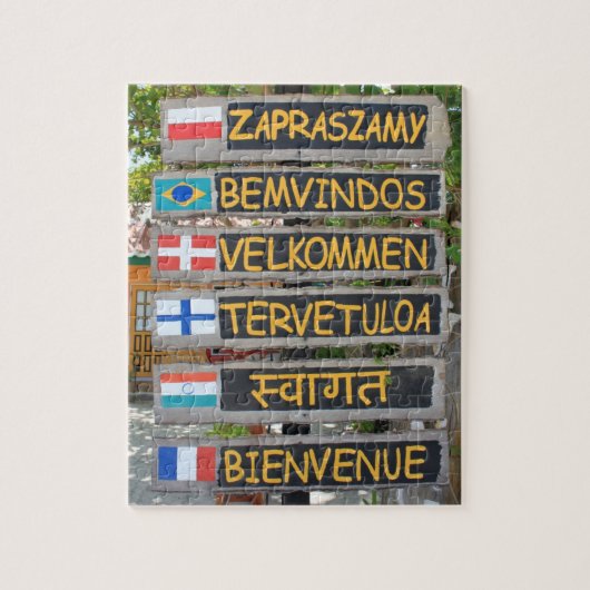 ウェルカムサイン ジグソーパズル (縦)