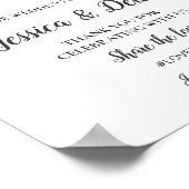 ウェルカムサイン |ボホモダンレモンサマー結婚ズ ポスター (角)