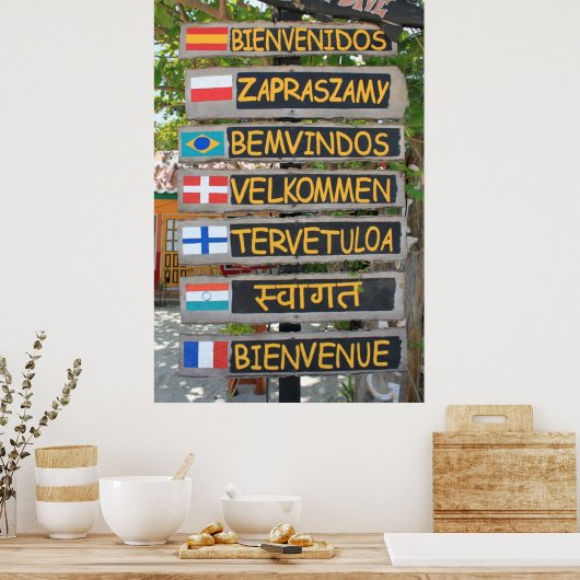 ウェルカムサイン ポスター (キッチン)