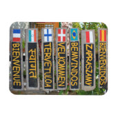 ウェルカムサイン マグネット (横)