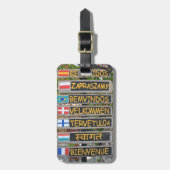 ウェルカムサイン ラゲッジタグ (正面縦)