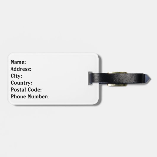 ウェルカムサイン ラゲッジタグ (裏面横)