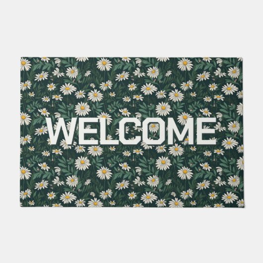 ウェルカムサマーデイジー ドアマット (正面)