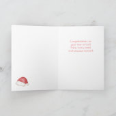 ウェルカムサンタベビーおめでとうございます カード (内部)