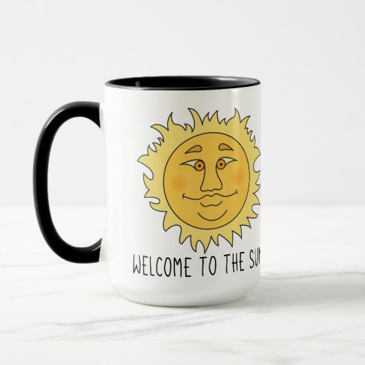 ウェルカムサン 15 oz コーヒーマグ マグカップ (左)