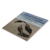 ウェルカムサーフサンドドリフトウッドウエストコーストランドスケープ タイル (側面)