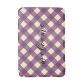 ウェルカムジンガム バスマット (正面縦)