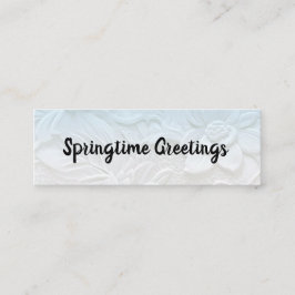 ウェルカムスイートベビー/スプリングタイムグリーティングミニブシン スキニー名刺