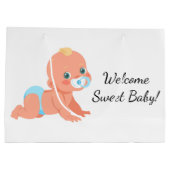 ウェルカムスウィートベビー ラージペーパーバッグ (裏面)