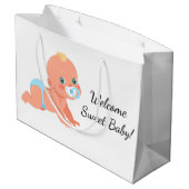 ウェルカムスウィートベビー ラージペーパーバッグ (裏面アングル)