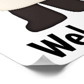 ウェルカムスクールパンダのポスター ポスター (角)