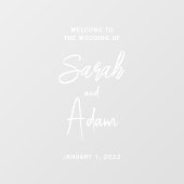 ウェルカムスタイリッシュの結婚留まるデカール標識 ウィンドウサイン (シート)
