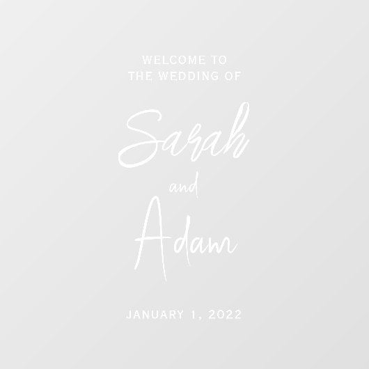 ウェルカムスタイリッシュの結婚留まるデカール標識 ウィンドウサイン (シート)