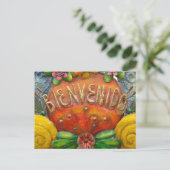 ウェルカムスペインのサインイン(メキシコ) ポストカード (スタンド正面)