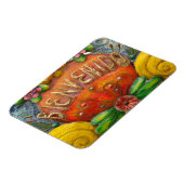 ウェルカムスペインのサインイン（メキシコ） マグネット (左側)