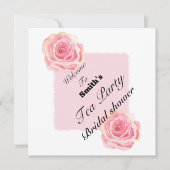 ウェルカムティーパーティー 招待状 (正面)