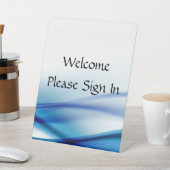 ウェルカムテーブルトップの看板 台座サイン (インサイチュ)