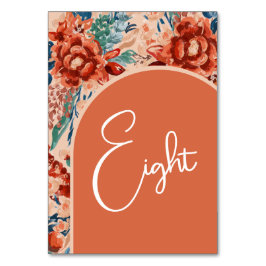 ウェルカムテーブル番号 | ボホテラコッタフローラ テーブルナンバー