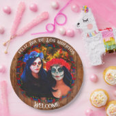 ウェルカムディアデロスマートスカトリナス1718 ペーパープレート (パーティー)