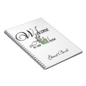 ウェルカムトゥアホーム（バードハウス）ゲストブック ノートブック (右側)