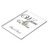 ウェルカムトゥアホーム（バードハウス）ゲストブック ノートブック (左側)