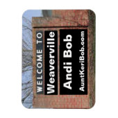 ウェルカムトゥウェバービルアンドイボブフレキシブル マグネット (縦)