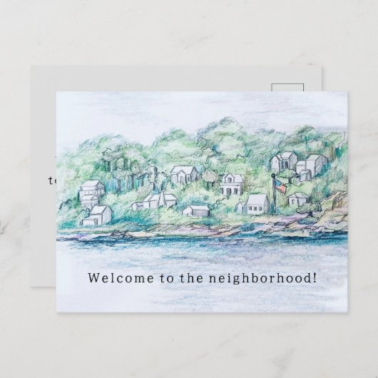 ウェルカムトゥザネイバーレイクハウシズビレッジ ポストカード (正面/裏面)