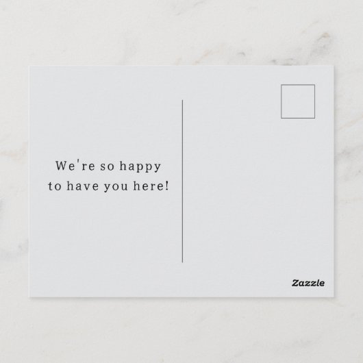 ウェルカムトゥザネイバーレイクハウシズビレッジ ポストカード (裏面)