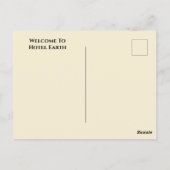 ウェルカムトゥホテルアース ポストカード (裏面)