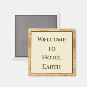 ウェルカムトゥホテルアース マグネット (正面/裏面)