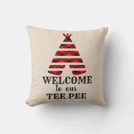 ウェルカムトゥーティピーキャビン装飾用クッション クッション