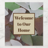 ウェルカムトゥーホームシーガラスフォトレンタルゲスト ワインラベル (シングルラベル)