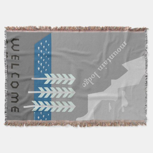 ウェルカムトゥーマウンテンコテージ狩りロッジ スローブランケット (正面)