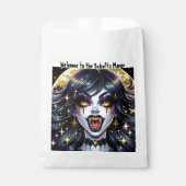 ウェルカムトゥールマナーパーソナライズされたハローウィンパーティ フェイバーバッグ (正面)