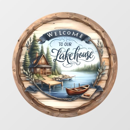 ウェルカムトゥーレイクハウス ウィンドウサイン (シート)