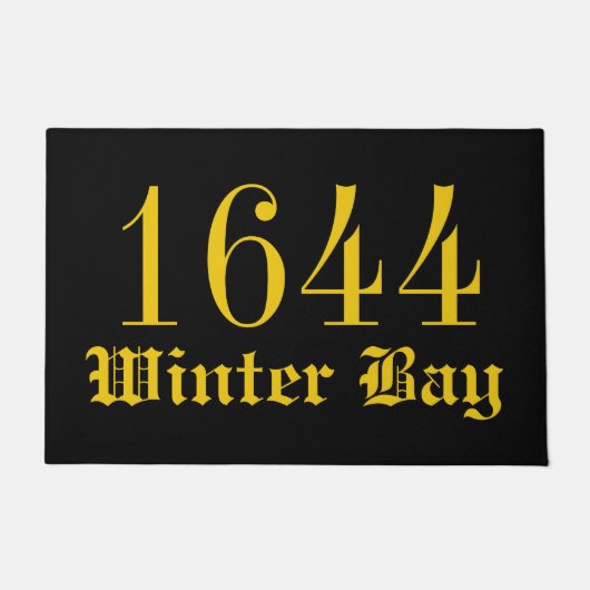 ウェルカムドアマットのアドレス ドアマット (正面)