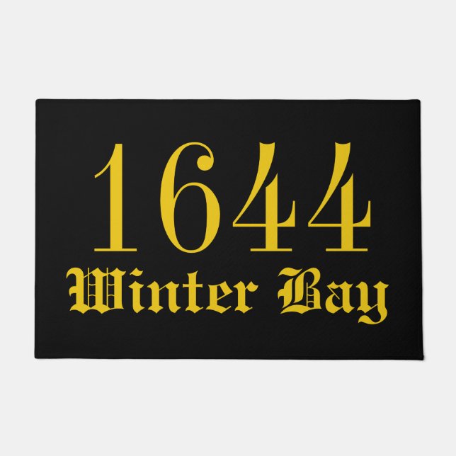 ウェルカムドアマットのアドレス ドアマット (正面)