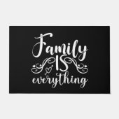 ウェルカムドアマットファミリーは全てだ ドアマット (正面)