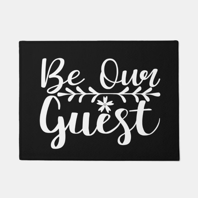 ウェルカムドアマットBE OUR GUEST ドアマット (正面)