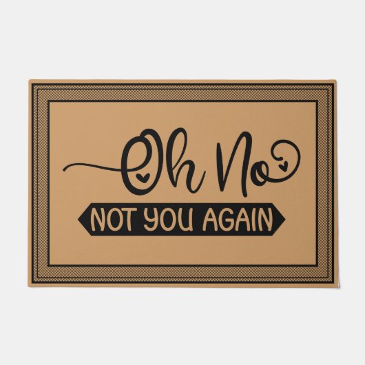 ウェルカムドアマットOh No Not You再びココナッツコロー ドアマット (正面)