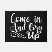 ウェルカムドアマ来ットインと居心地の良いアップ ドアマット (正面)