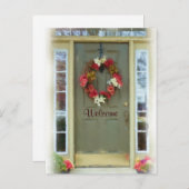 ウェルカムドア新しいホームが移動したはがき 案内ポストカード (正面/裏面)