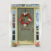 ウェルカムドア新しいホームが移動したはがき 案内ポストカード (正面)