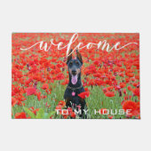 ウェルカムドッグフォトカスタム ドアマット (正面)