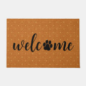 ウェルカムドッグポーペットオーナーホーム ドアマット (正面)