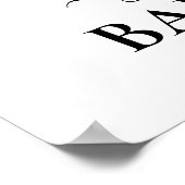 ウェルカムハイランドカウカーフベビーシャワー ポスター (角)